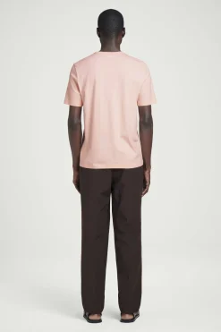 Fashion COS LEKKI T-SHIRT ZE SZCZOTKOWANEJ BAWEŁNY Morelowy
