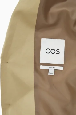 Fashion COS LINEN AND COTTONBLEND BLAZER Beżowy