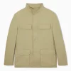 Clearance COS LINEN FIELD JACKET Beige