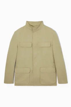 Clearance COS LINEN FIELD JACKET Beige