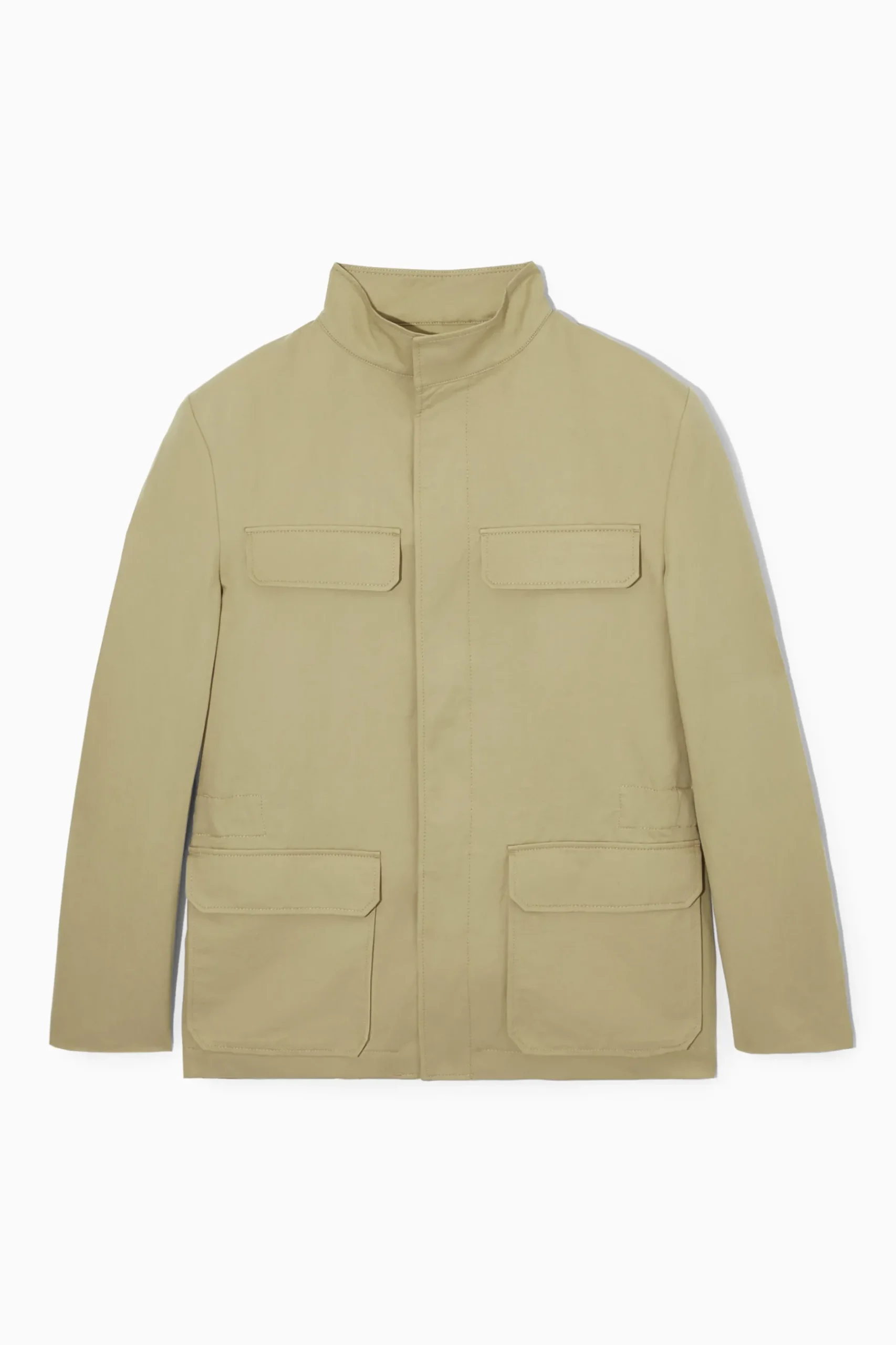 Clearance COS LINEN FIELD JACKET Beige