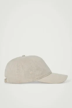 Discount COS LNIANA CZAPKA BEJSBOLÓWKA Szarobrązowy