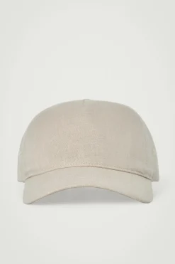 Discount COS LNIANA CZAPKA BEJSBOLÓWKA Szarobrązowy