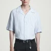 Fashion COS LNIANA KOSZULA Z KOŁNIERZYKIEM KUBAŃSKIM