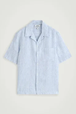 Fashion COS LNIANA KOSZULA Z KOŁNIERZYKIEM KUBAŃSKIM