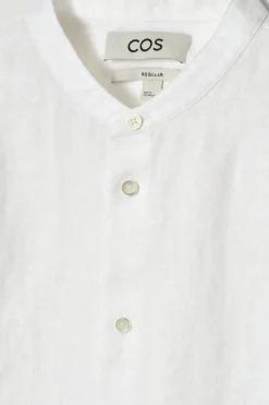 Clearance COS LNIANA KOSZULA ZE STÓJKĄ Biały