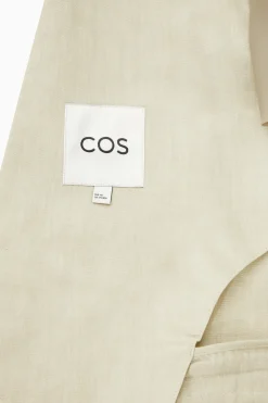 New COS LNIANA MARYNARKA JEDNORZĘDOWA Beżowy