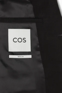 Outlet COS LNIANA MARYNARKA JEDNORZĘDOWA Czarny