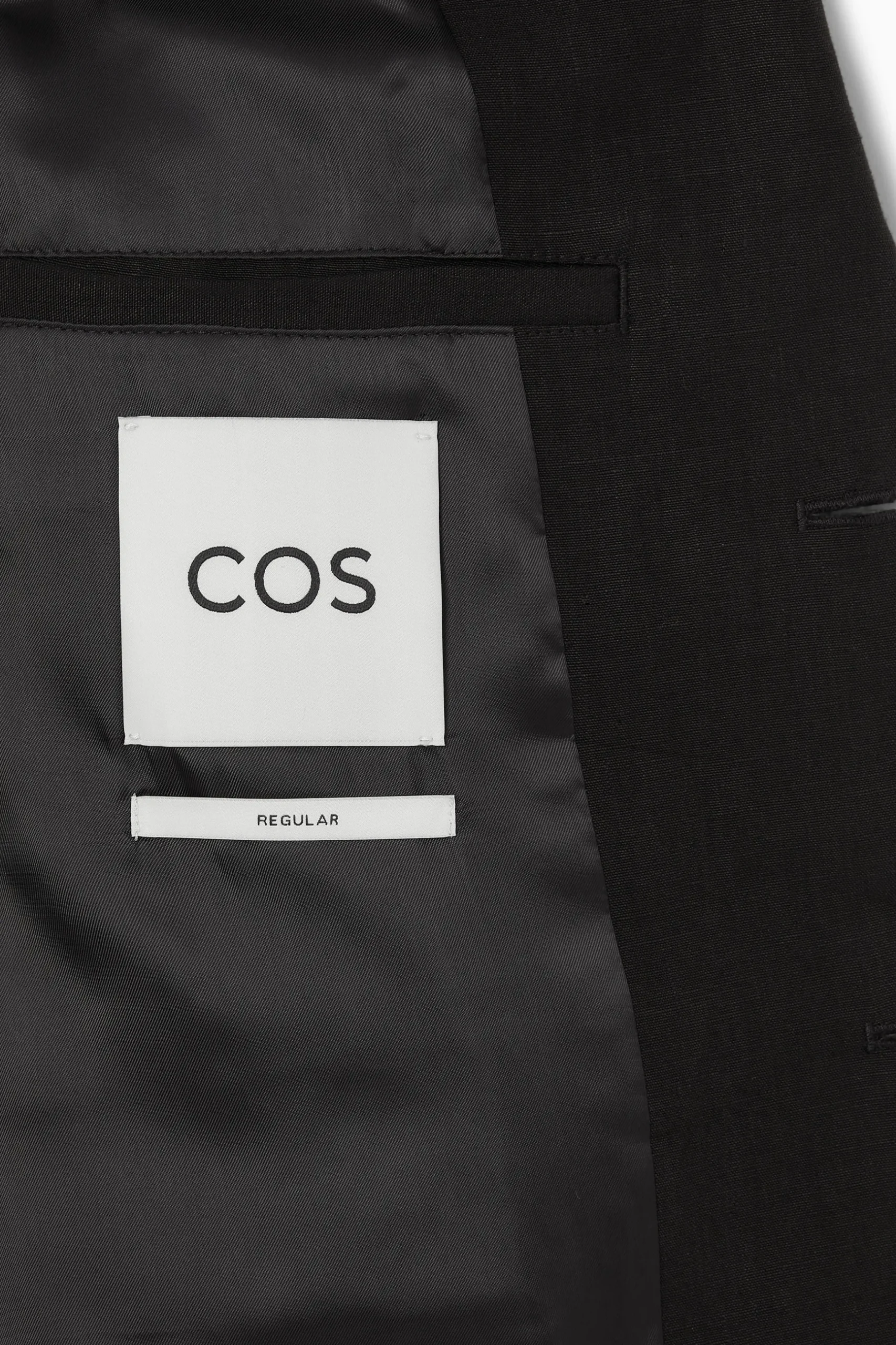 Outlet COS LNIANA MARYNARKA JEDNORZĘDOWA Czarny