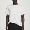 Discount COS LNIANY T-SHIRT Biały