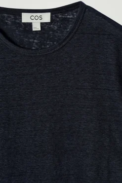 Online COS LNIANY T-SHIRT Granatowy