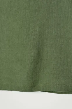 Online COS LNIANY T-SHIRT O LUŹNYM KROJU Zielony