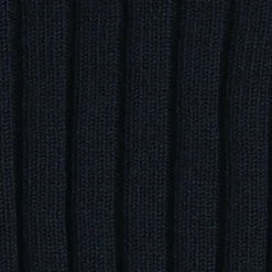 Sale COS LONG RIBBED COTTON SOCKS Granatowy