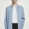 Outlet COS LUŹNA KOSZULA W PASKI Z DZIANINY BAWEŁNIANEJ