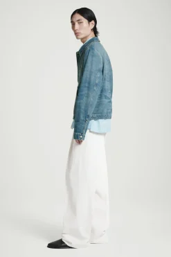 Fashion COS LUŹNA KURTKA JEANSOWA Spranyniebieski