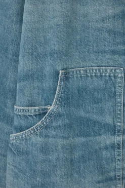 Fashion COS LUŹNA KURTKA JEANSOWA Spranyniebieski