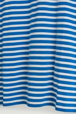 Sale COS LUŹNY T-SHIRT Z BAWEŁNY Niebieski