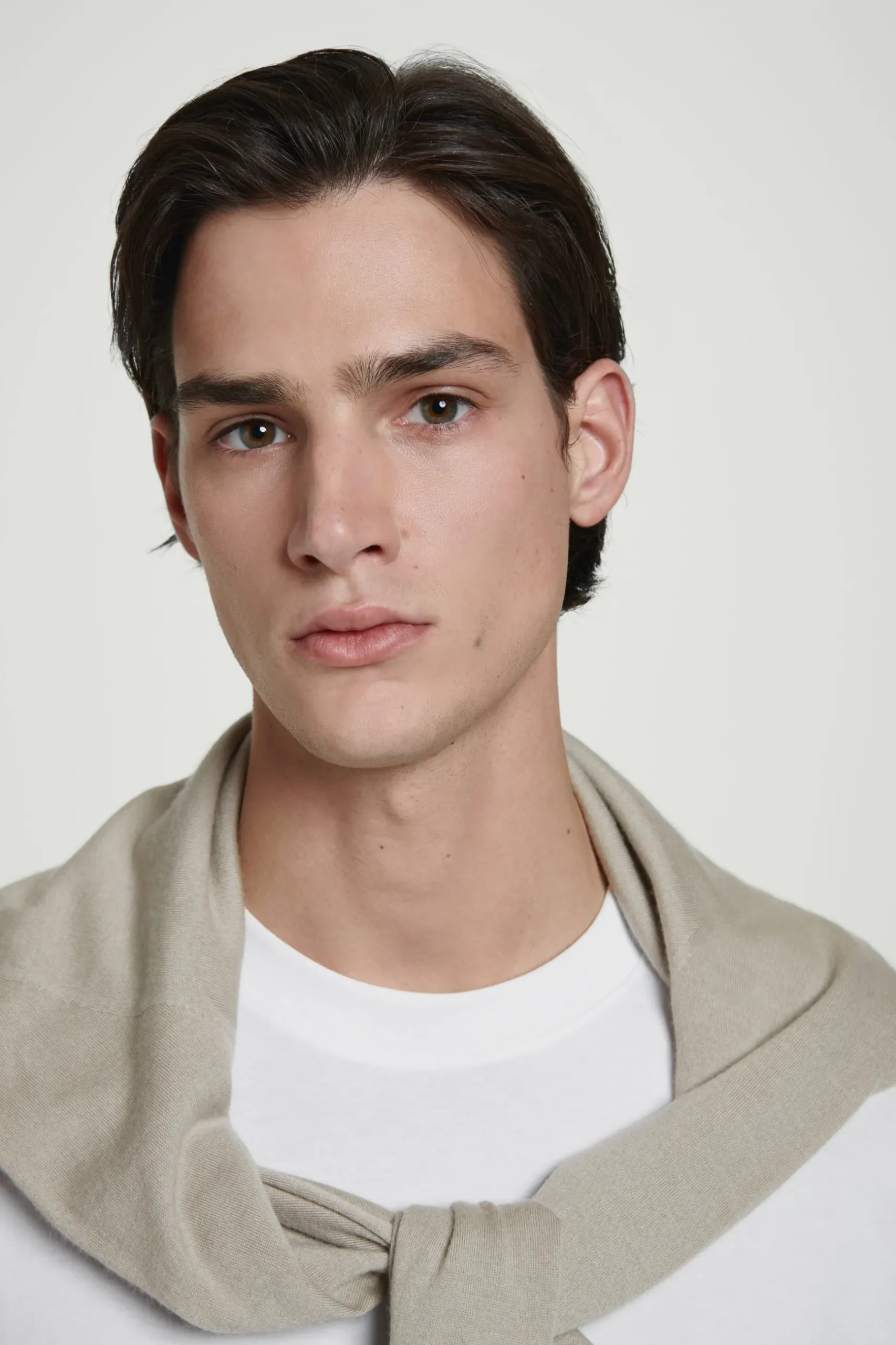 Fashion COS LUŹNY T-SHIRT Z BAWEŁNY Biały