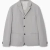 Fashion COS MARYNARKA W DROBNĄ PEPITKĘ – REGULAR FIT