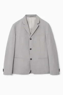 Fashion COS MARYNARKA W DROBNĄ PEPITKĘ – REGULAR FIT
