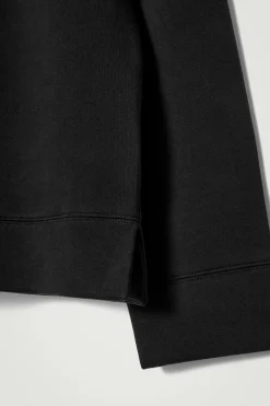 Fashion COS NEOPRENOWA KOSZULKA POLO Z ZAMKIEM Czarny