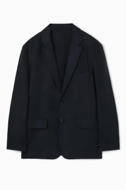 Sale COS NIESTRUKTURALNA LNIANA MARYNARKA – REGULAR FIT Ciemnygranatowy