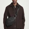 Online COS NYLONOWA PIKOWANA TORBA TYPU CROSSBODY Czarny