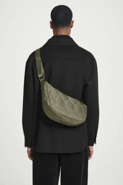 Best COS NYLONOWA PIKOWANA TORBA TYPU CROSSBODY Khaki