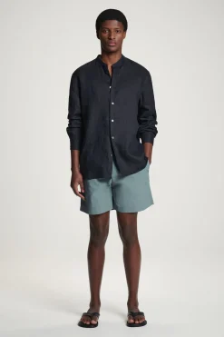 Fashion COS NYLONOWE SZORTY KĄPIELOWE ZE SZNURKIEM Szary