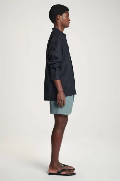 Fashion COS NYLONOWE SZORTY KĄPIELOWE ZE SZNURKIEM Szary