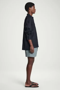 Fashion COS NYLONOWE SZORTY KĄPIELOWE ZE SZNURKIEM Szary