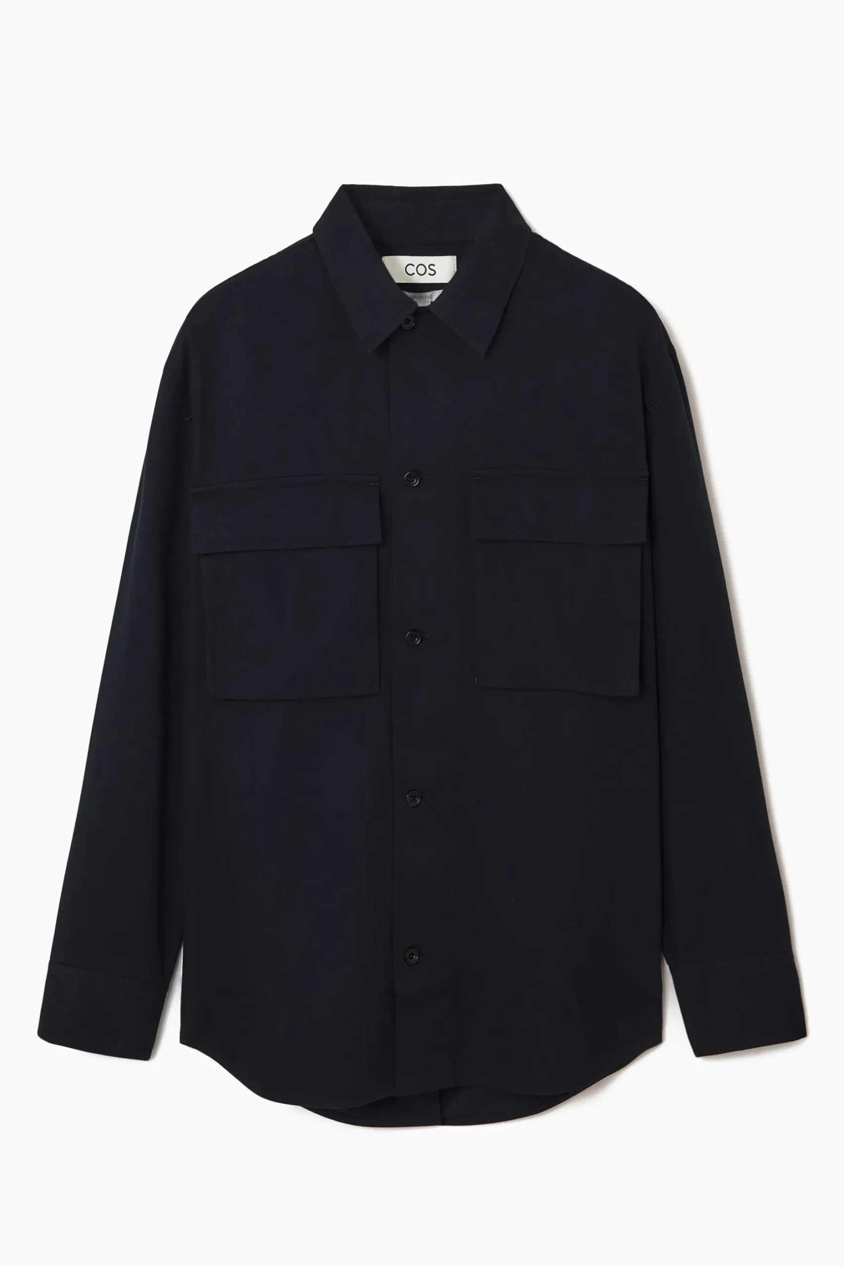 Best COS OVERSIZE'OWA KOSZULA W STYLU UTILITY Ciemnygranatowy