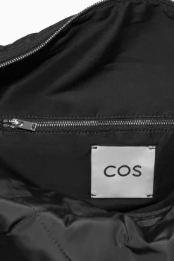 Online COS OVERSIZE'OWA TORBA Z PIKOWANIEM W ROMBY Czarny