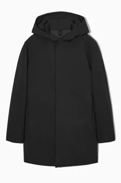 New COS PARKA Z KAPTUREM I WYPEŁNIENIEM Czarny