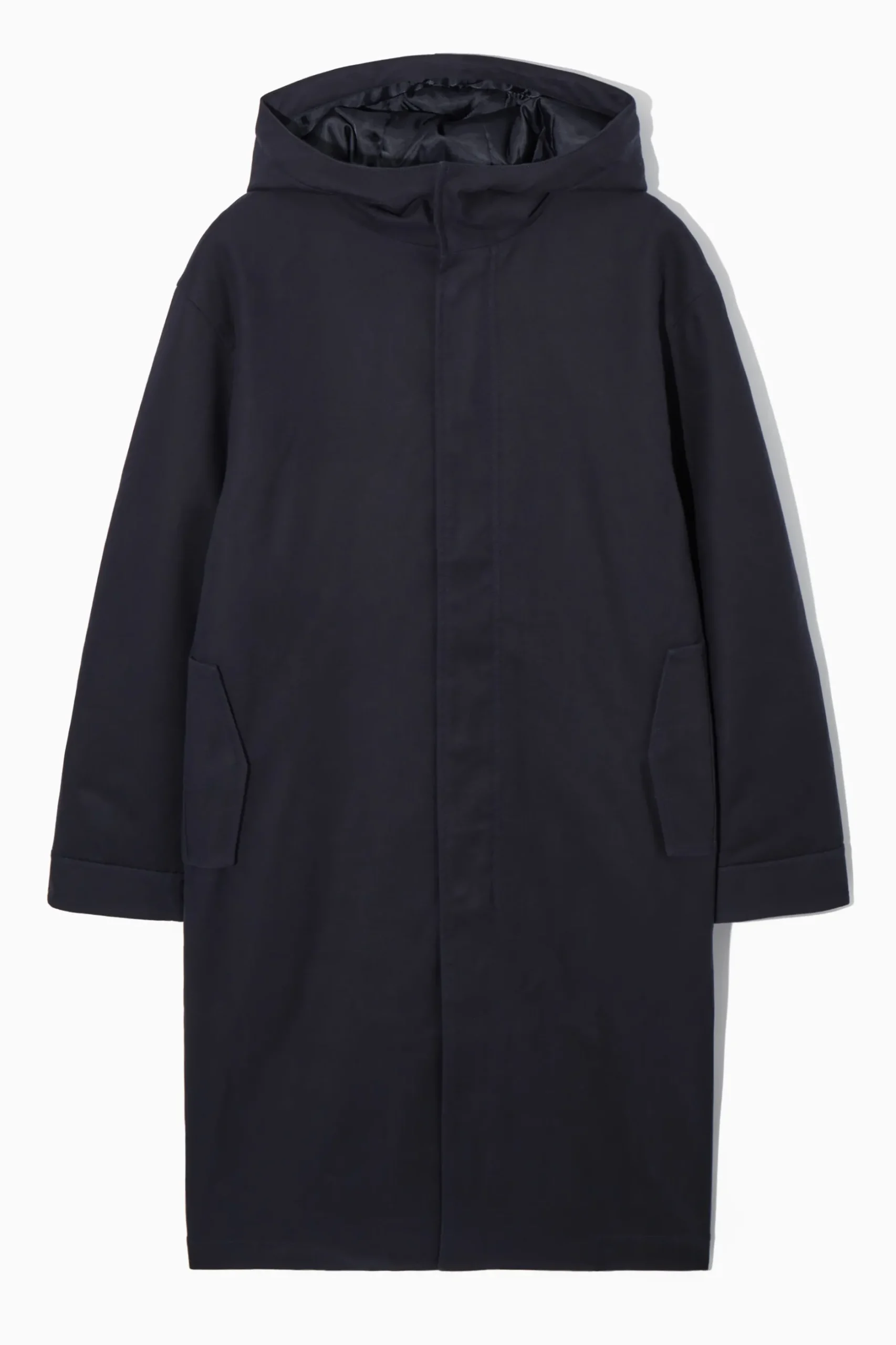Sale COS PARKA Z KAPTUREM I WYPEŁNIENIEM Granatowy