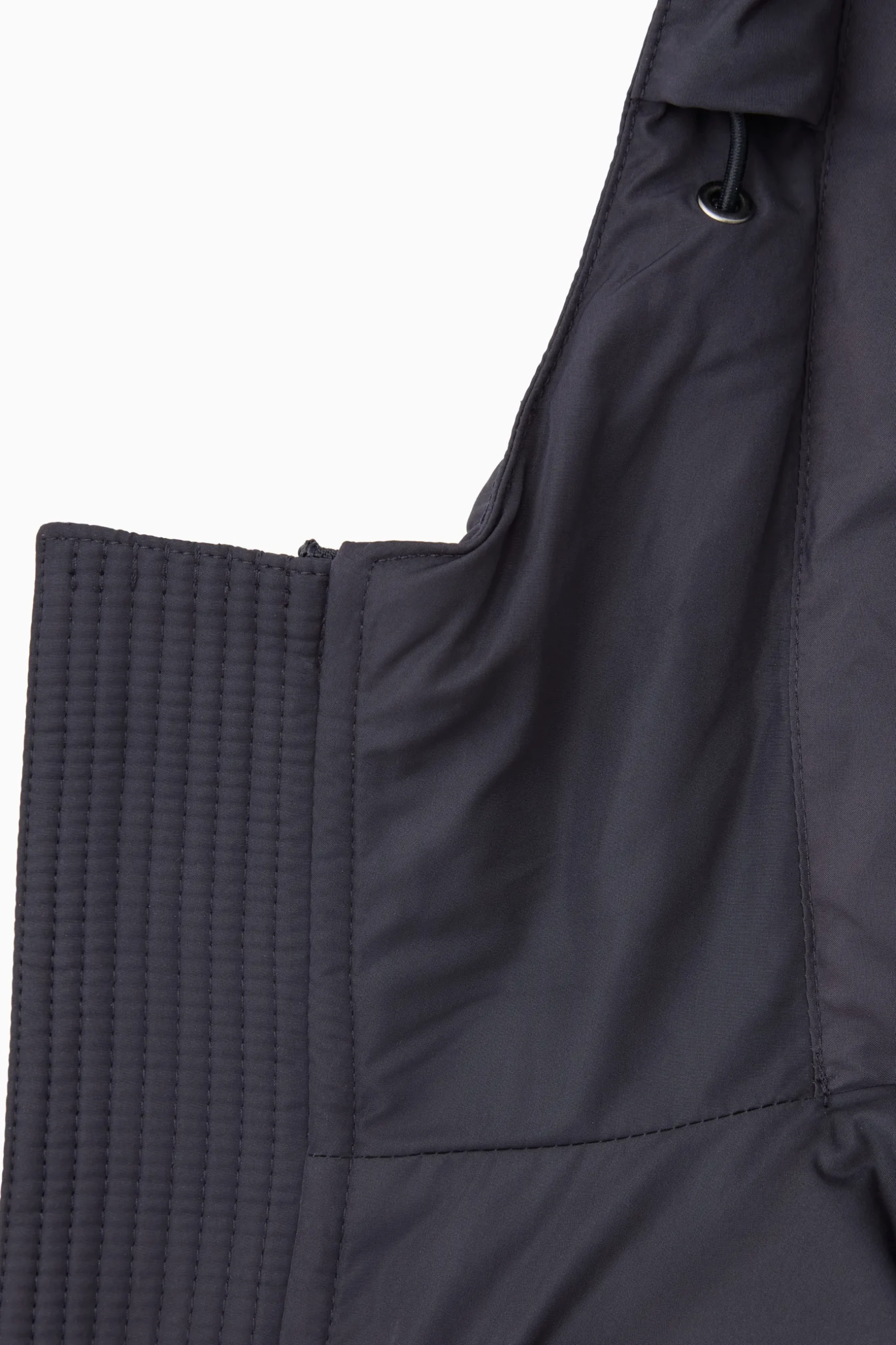 Sale COS PIKOWANA W ROMBY PARKA Z OCIEPLENIEM Granatowy