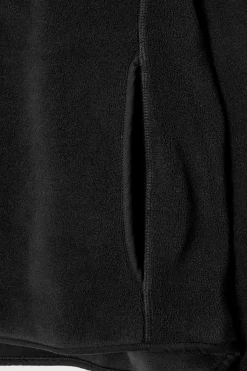 Outlet COS POLAROWY SWETER Z KRÓTKIM SUWAKIEM Czarny