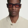 Fashion COS PROSTOKĄTNE OKULARY PRZECIWSŁONECZNE