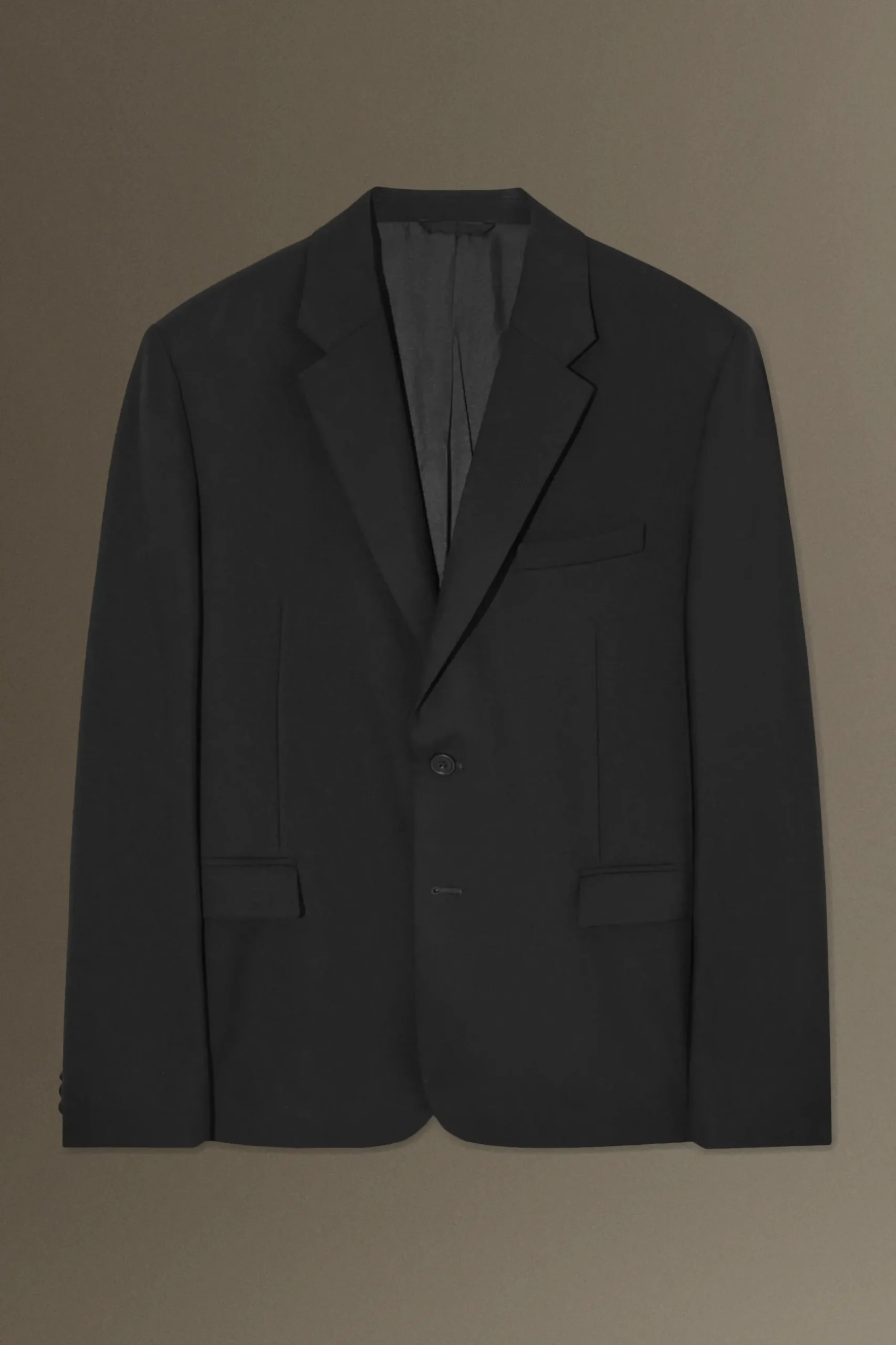 Discount COS REGULARFIT TAILORED WOOL BLAZER Black