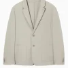 Fashion COS REGULARFIT TWILL BLAZER Beige