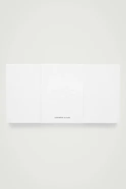 Outlet COS RĘKAWICZKI Z PRĄŻKOWANEJ MIESZANKI Z KASZMIREM Szary