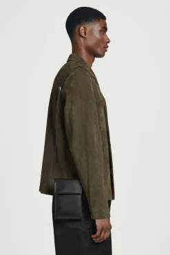 Online COS SKÓRZANA SASZETKA NA TELEFON TYPU CROSSBODY Czarny