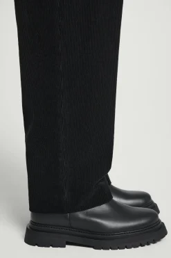 Best COS SKÓRZANE BUTY MOTOCYKLOWE Czarny