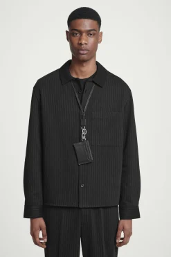 Fashion COS SKÓRZANE ETUI NA KARTY Czarny