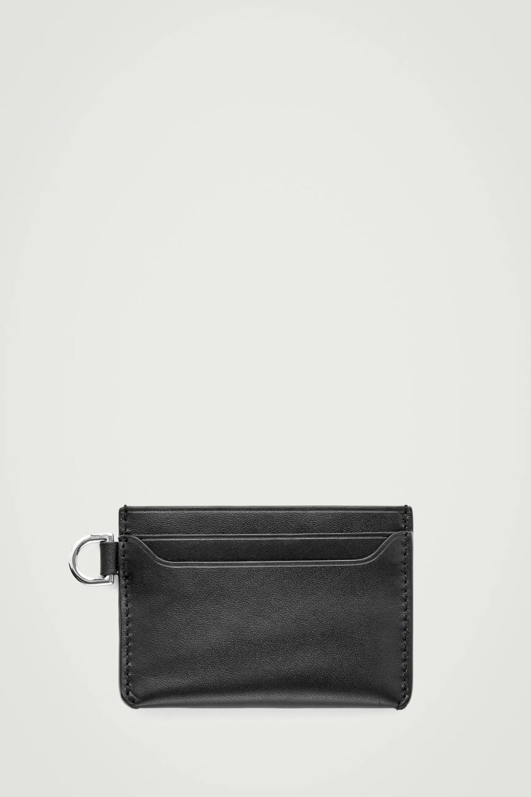 Fashion COS SKÓRZANE ETUI NA KARTY Czarny