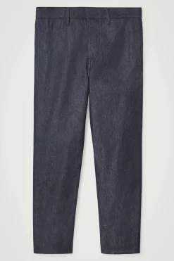 Discount COS SPODNIE BARREL Z SUROWEGO JEANSU Indygo