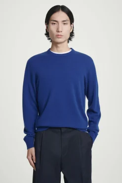 Discount COS SWETER Z CZYSTEGO KASZMIRU Kobaltowy