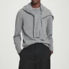 Discount COS SWETER Z CZYSTEGO KASZMIRU Szary