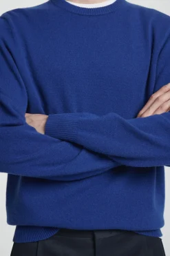 Discount COS SWETER Z CZYSTEGO KASZMIRU Kobaltowy