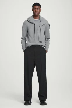 Discount COS SWETER Z CZYSTEGO KASZMIRU Szary